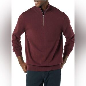 Men’s Burgundy Quarter Zip